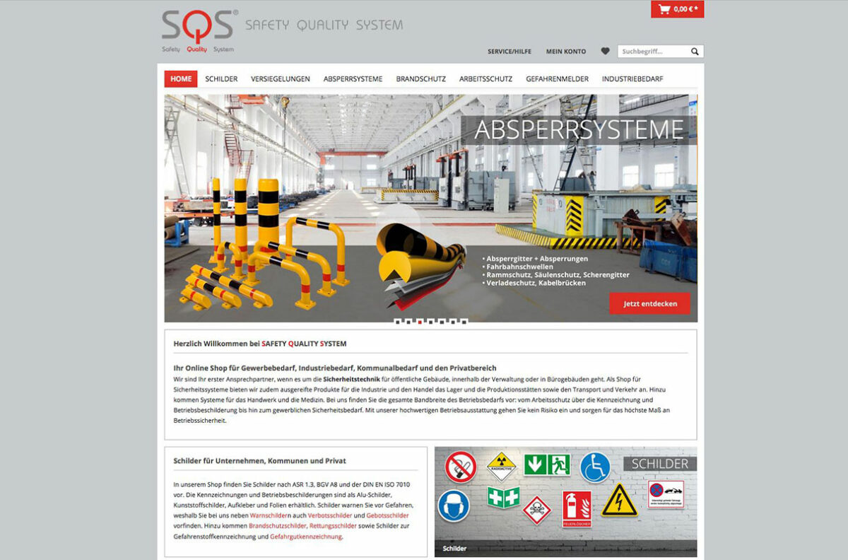 SQS-Shop.de: neuer Onlineshop mit großem Produktportfolio innerhalb der Sicherheitstechnik SQS-Shop.de: neuer Onlineshop mit großem Produktportfolio innerhalb der Sicherheitstechnik